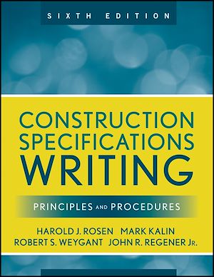Téléchargez le livre :  Construction Specifications Writing