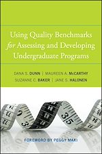 Télécharger le livre :  Using Quality Benchmarks for Assessing and Developing Undergraduate Programs