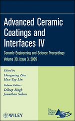 Télécharger le livre :  Advanced Ceramic Coatings and Interfaces IV, Volume 30, Issue 3