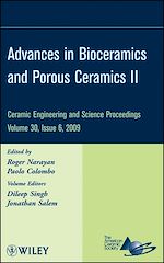 Télécharger le livre :  Advances in Bioceramics and Porous Ceramics II, Volume 30, Issue 6