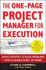 Télécharger le livre :  The One-Page Project Manager for Execution