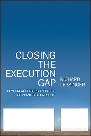 Téléchargez le livre :  Closing the Execution Gap