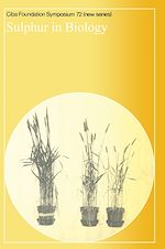 Télécharger le livre :  Sulphur in Biology