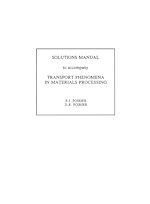 Télécharger le livre :  Transport Phenomena in Materials Processing