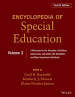 Télécharger le livre :  Encyclopedia of Special Education, Volume 2