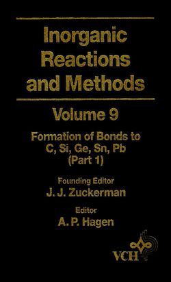 Télécharger le livre :  Inorganic Reactions and Methods, The Formation of Bonds to C, Si, Ge, Sn, Pb (Part 1)