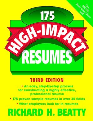 Téléchargez le livre :  175 High-Impact Resumes