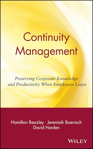 Téléchargez le livre :  Continuity Management