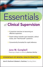 Télécharger le livre :  Essentials of Clinical Supervision