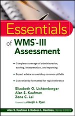 Télécharger le livre :  Essentials of WMS-III Assessment