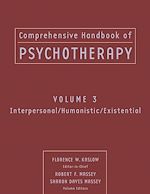 Télécharger le livre :  Comprehensive Handbook of Psychotherapy, Interpersonal/Humanistic/Existential