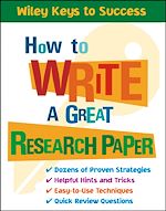 Download this eBook How to Write a Great Research Paper
