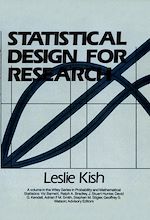 Télécharger le livre :  Statistical Design for Research