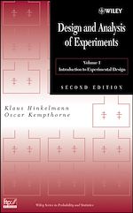Download this eBook Design and Analysis of Experiments, Volume 1