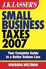 Télécharger le livre :  J.K. Lasser's Small Business Taxes 2007
