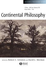Télécharger le livre :  The Blackwell Guide to Continental Philosophy