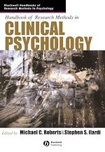 Télécharger le livre :  Handbook of Research Methods in Clinical Psychology