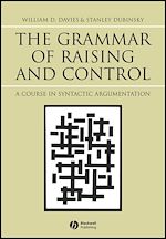Télécharger le livre :  The Grammar of Raising and Control
