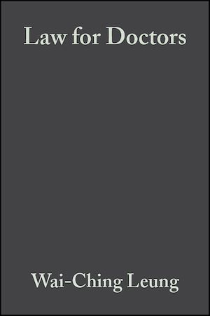 Téléchargez le livre :  Law for Doctors