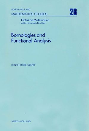 Téléchargez le livre :  Bornologies and functional analysis
