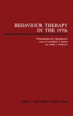 Télécharger le livre :  Behaviour Therapy in the 1970s