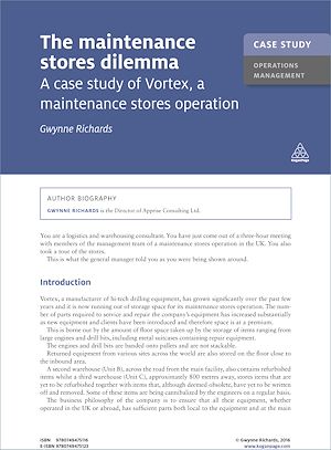 Download the eBook: Case Study: The Maintenance Stores Dilemma