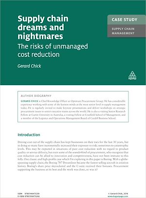 Download the eBook: Case Study: Supply Chain Dreams and Nightmares
