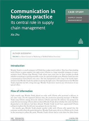 Téléchargez le livre :  Case Study: Communication in Business Practice