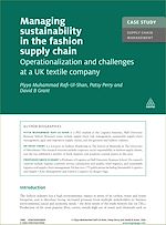 Download this eBook Case Study: Managing Sustainability in the Fashion Supply Chain