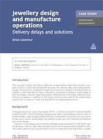 Download this eBook Case Study: Jewellery Design and Manufacture Operations