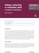 Download this eBook Case Study: Delays Entering a Container Port
