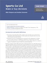 Télécharger le livre :  Case Study: Sports Co. Ltd