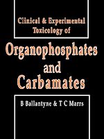 Télécharger le livre :  Clinical and Experimental Toxicology of Organophosphates and Carbamates