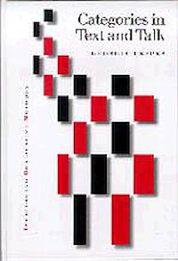 Téléchargez le livre :  Categories in Text and Talk