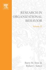 Télécharger le livre :  Research in Organizational Behavior