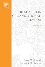 Télécharger le livre :  Research in Organizational Behavior