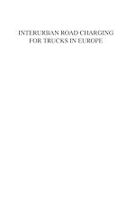 Télécharger le livre :  Interurban Road Charging for Trucks in Europe