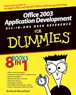 Télécharger le livre :  Office 2003 Application Development All-in-One Desk Reference For Dummies