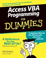 Télécharger le livre :  Access VBA Programming For Dummies