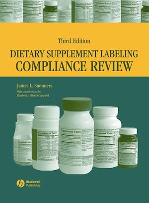 Téléchargez le livre :  Dietary Supplement Labeling Compliance Review