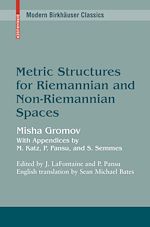 Télécharger le livre :  Metric Structures for Riemannian and Non-Riemannian Spaces