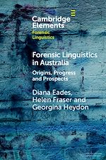 Télécharger le livre :  Forensic Linguistics in Australia