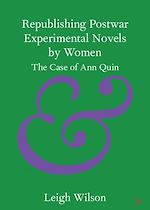 Download this eBook Republishing Postwar Experimental Novels by Women