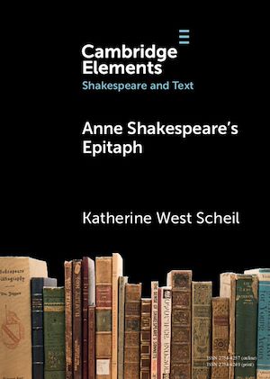 Download the eBook: Anne Shakespeare's Epitaph