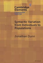 Download this eBook Syntactic Variation from Individuals to Populations