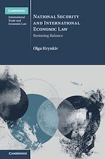 Download this eBook National Security and International Economic Law