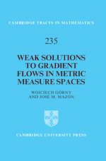 Download this eBook Weak Solutions to Gradient Flows in Metric Measure Spaces