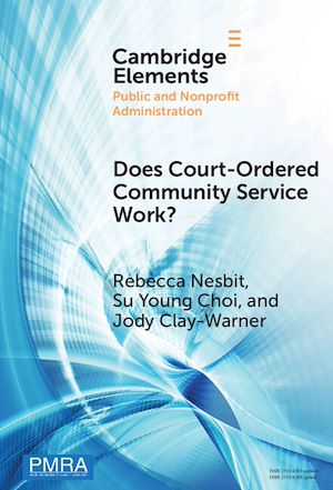 Download the eBook: Does Court-Ordered Community Service Work?