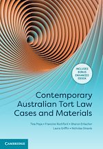 Download this eBook Contemporary Australian Tort Law Cases and Materials