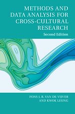 Télécharger le livre :  Methods and Data Analysis for Cross-Cultural Research